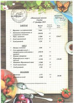 17 декабря (начальная школа)